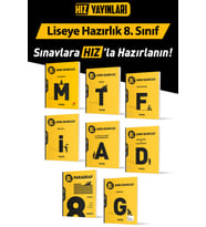 Hız Yayınları 8.Sınıf Tüm Dersler Soru Bankası Seti 8 Kaynak 2025 Güncel Baskı (Çok Renkli)