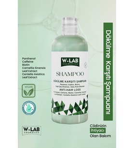 W-Lab Cosmetics Dökülme Karşıtı Şampuan 400 ML