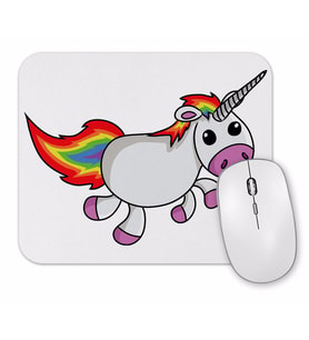 Unicorn Anime Cartoon Sevimli Cute Mouse Pad