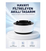 Mey İthalat® Hava Temizleyici Küllük ,Duman Filtreli, Sessiz Çalışan, Şık Tasarım
