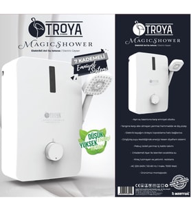 Magic Shower Elektrikli Banyo Şofbeni Ani Su Isıtıcı 7000w 7 Kademeli Emniyet Sistemi
