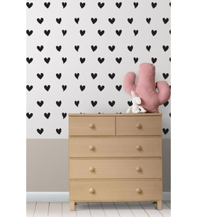 Kalp Yağmuru Duvar  Sticker Bebek Çocuk Odası Dekoratif Lacivert Çıkartma Sticker, 3-4-5cm 140 adt (Gold)