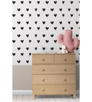 Kalp Yağmuru Duvar  Sticker Bebek Çocuk Odası Dekoratif Lacivert Çıkartma Sticker, 3-4-5cm 140 adt (Gold)