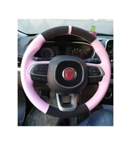 Pembe Yüzüklü Fiat Egea Araca Özel Orjinal Direksiyon Kaplama (DİGER ARACLAR İCİN MODEL YAZİNİZ)