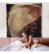 Gustav Klimt Danae Duvar Örtüsü-8340