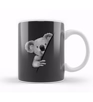 Cute Marsupial Funky Koala Illustration Fancy Koalabear T Kupa Bardak Porselen