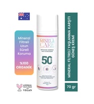 Minela Care Antiaging Organik Mineral Filtreli Yüz Güneş Kremi SPF 50 70gr