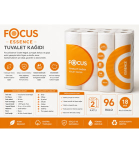 Focus Essence Tuvalet Kağıdı 96’lı Koli