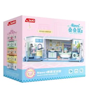 VAGONLIFE JAKI HK134 NANCİ BEBEK BANYOSU 235 PARÇA BLOCK OYUNCAK 8+