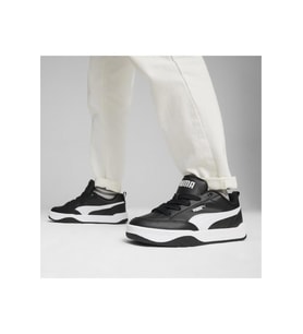 Puma Park Lifestyle 395084 03 Erkek Sneaker Ayakkabı Siyah Beyaz 40-45 (Siyah - Beyaz)