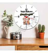 Yaşlı Bakımı Duvar Saati