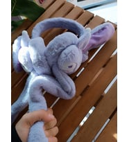 Kulakları Hareket Eden Sesli Peluş Kuromi Peluş Kulaklık Taç