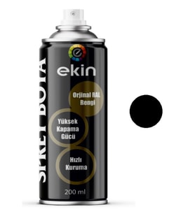 Sprey Boya 200 ML Parlak Siyah Çok Amaçlı