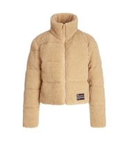 JJXX 12240601 Jxisa Teddy Puffer Ceket Otw Bej