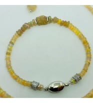 2548 Etiyopya Opal Zirkon el yapımı bileklik