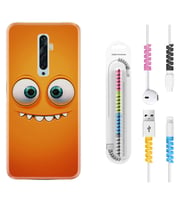 Oppo Reno 2Z 4 Lite 4 Pro 5 6 7 A31 Kılıf Kablo Koruma Spiral Silikon Dişlek 1615