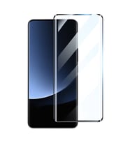 Xiaomi Mi 13 Ultra Ekranı ve Kavisleri Kapatan Esnek Pet Jelatin Ekran Koruyucu (Siyah)