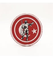 Mücahit Nakış Peç 7 cm Çap - Mücahit Arma (1 Adet)