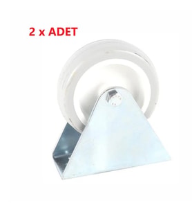 Sabit Maşalı Poliamid Tablalı Tekerlek 75x25 mm-2 Adet