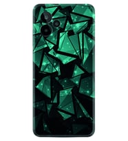 General Mobile GM 24 Pro Kılıf Resimli Desenli Baskılı Silikon Green Prizmas 1348