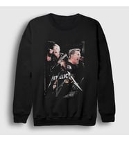 Presmono Unisex Siyah James Hetfield Metallica Sweatshirt 66747tt