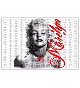 Red Marilyn Monroe Red Puzzle 240 Parça Yapboz