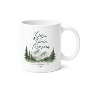Doğa Benim Terapim Kupa Bardak Hediye