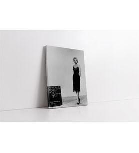 Siyah Beyaz Marilyn Monroe Kanvas Tablo