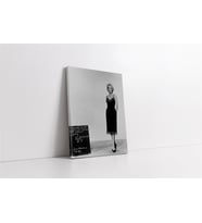 Siyah Beyaz Marilyn Monroe Kanvas Tablo
