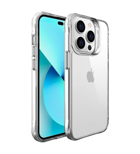 Apple iPhone 14 Pro Uyumlu Kılıf Zore Şeffaf Ultra İnce Airbag Tasarımlı Okka Kapak