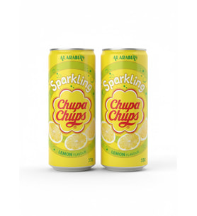 Chupa Chups Sparkling Lemon Flavour - Limon Aromalı Gazlı İçecek 330 ml (2 ADET)