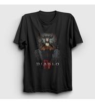 Presmono Unisex Siyah Lilith Oyun Diablo IV 4 T-Shirt 433800tt