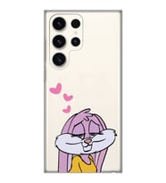 Samsung Galaxy S23 ULTRA Uyumlu Lola Bunny Tasarımlı Şeffaf Telefon Kılıfı