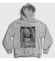 Presmono Unisex Gri Time Megadeth Kapüşonlu Sweatshirt 66218tt (Gri)