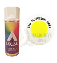Akçalı Akrilik Sprey Boya FLORESAN SARI 400 ml - 516