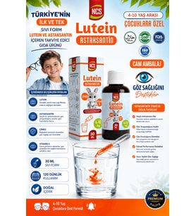 Ncs Lutein Astaksantin A Çinko Çocuklara Özel Damla 30 ML