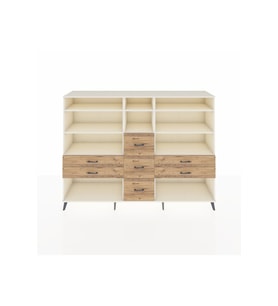 Hyperion Dolap 8 Raflı 7 Çekmeceli  220x44x163 Aytaşı-Aytaşı/Çam
