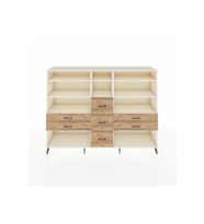 Hyperion Dolap 8 Raflı 7 Çekmeceli  220x44x163 Aytaşı-Aytaşı/Çam