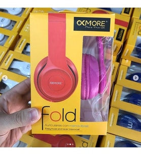 Okmore Kulak Üstü Kulaklık (Mavi)