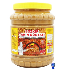 Bozkır Tahin Dünyasi kepeksiz kavrulmuş Tahin 1900 gr
