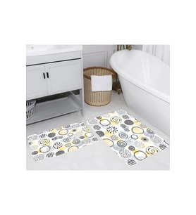 Eliana Home Baskılı 2'li Banyo Paspas Takımı RVG5257