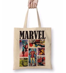 Marvel 08 Bez Çanta Uzun Saplı