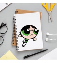 Power Puff Girls Buttercup Tasarımlı Defter