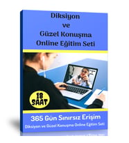 Diksiyon ve Güzel Konuşma Online Eğitim Seti