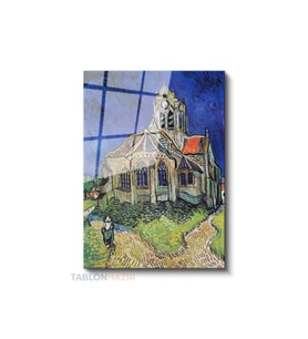Dikey Cam Tablo Salon Duvar Tablosu Dikey Cam Vangogh 35 Yeni Ev Hediyesi Ofis Tablosu
