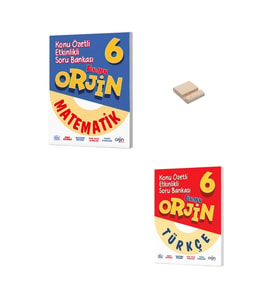 6. Sınıf Orjin Matematik ve Türkçe Konu Özetli Soru Bankası