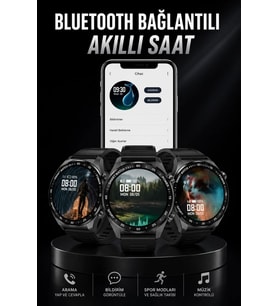 Akıllı Saat Gps Ve Nfc Özelliği Sesli Görüşme Dokunmstik Ekran
