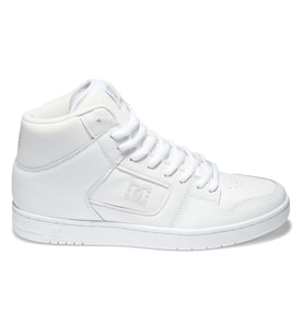 DC Shoes ADYS100743 Manteca 4 Hi White/White/Battleship Erkek Sneaker (Beyaz)