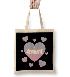 Army Bts Bez Çanta Uzun Saplı