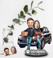 Kişiye Özel Spotify Sevgili Tasarımlı Ahşap Biblo Model-48